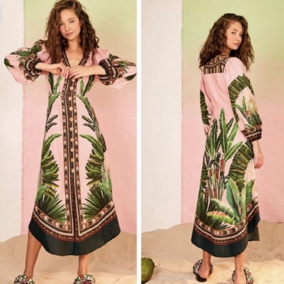 Farm Rio dress size medium and large - Picture 5 of 13